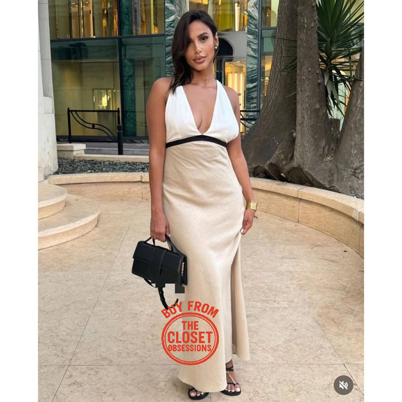 ZARA BLOGGER FAVE!!! Open Back Midi Dress NWT - Picture 6 of 16